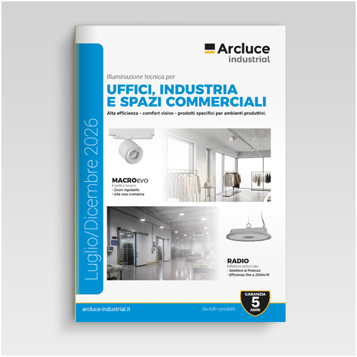 Scarica e sfoglia online il Catalogo Arcluce industrial - Luglio/Dicembre 2026