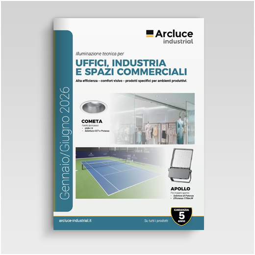 Scarica e sfoglia online il Catalogo Arcluce industrial - Gennaio/Giugno 2026
