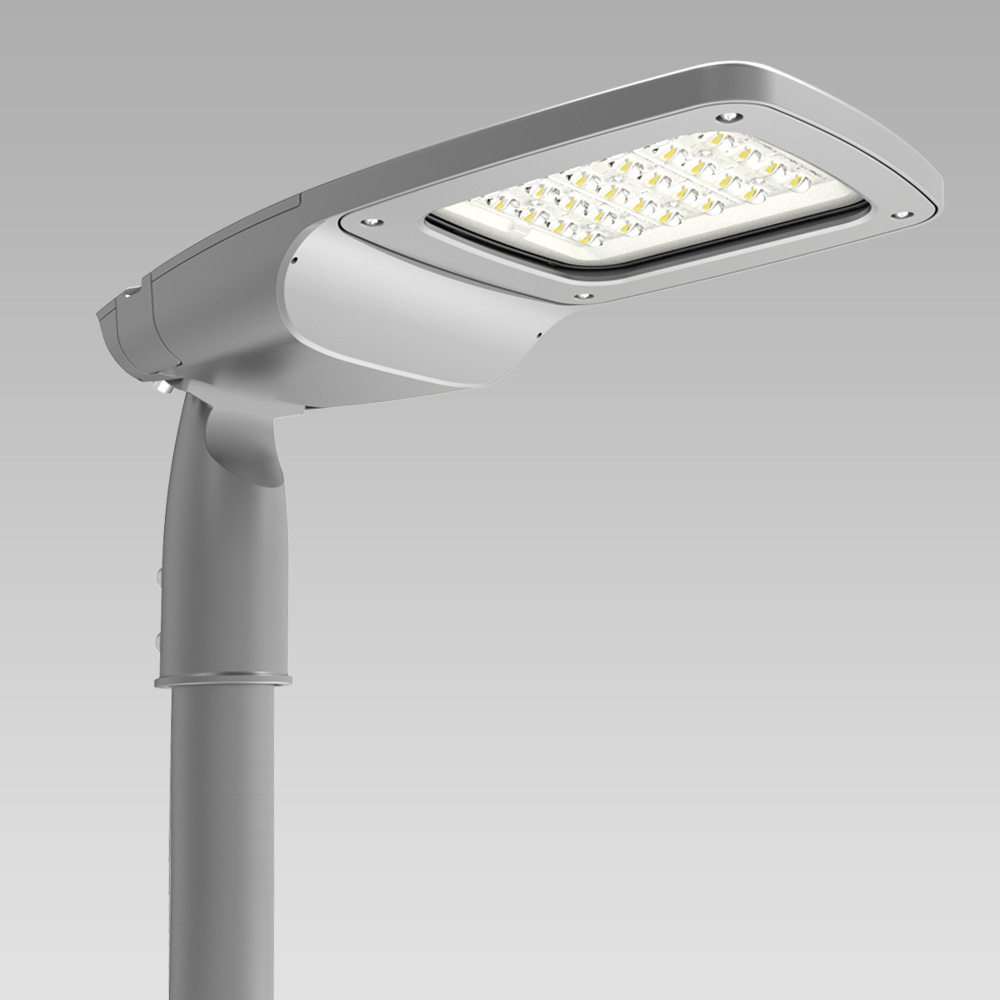 Illuminazione urbana a palo AREA, illuminazione urbana dal design contemporaneo e dalle elevate performance.