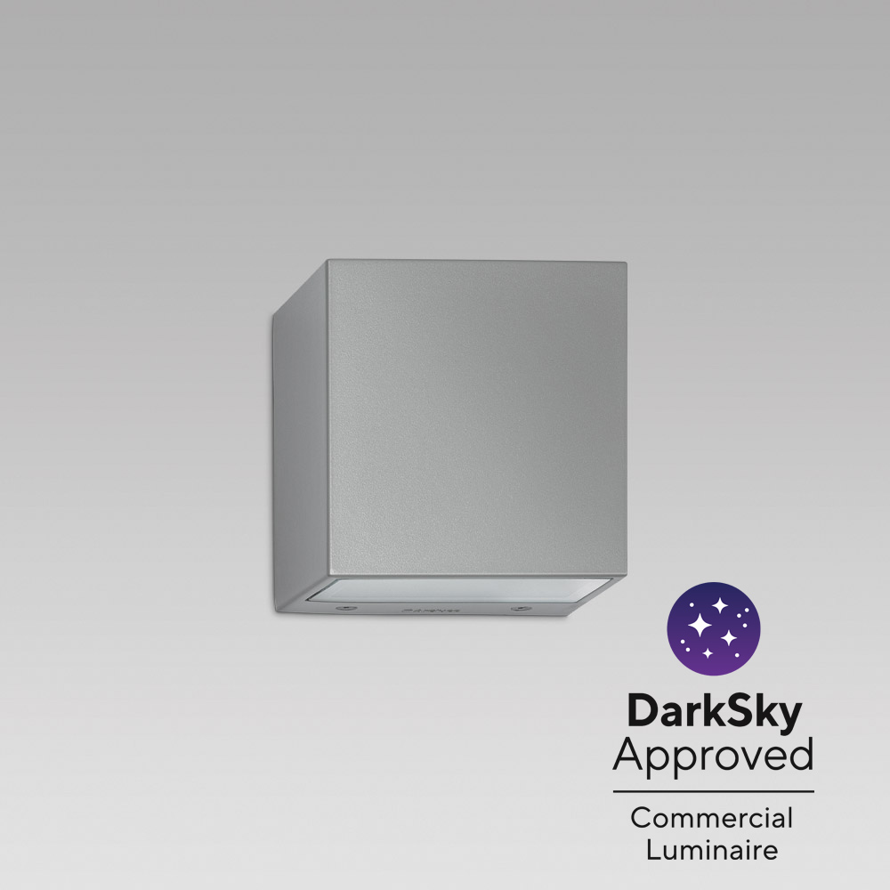 Apparecchi per facciate  Apparecchio per l'illuminazione di facciate con ottica bidirezionale, dall'elegante design ellittico