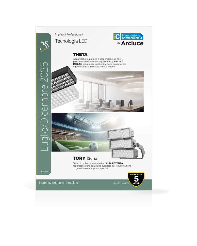 Catalogo illuminazione commerciale interni, industria